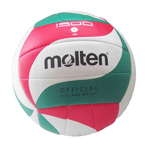 image for molten Volleyball V5m1500 Ball, White/Green/Red, 5
