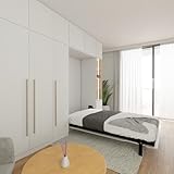 DESIGN SALVASPAZIO CON MASSIMA LIBERTÀ: Il Morphy Space-Saving Wallbed Frame è un meccanismo per letto Murphy modulare, progettato per mobili da incasso su misura e spazi ridotti. Nessun mobile incluso – sei tu a decidere dove e come integrarlo. Ideale per progetti fai-da-te, produttori di mobili su misura, falegnami e soluzioni creative da incasso.