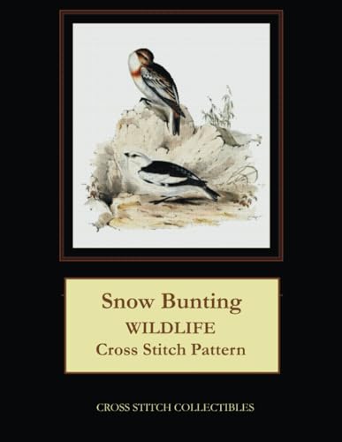 Snow Bunting: Wildlife Cross Stitch Pattern