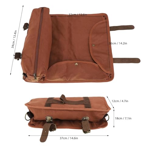 Portable Bartender Bag, Canvas Travel Bartender Bag Multiple Storage Compartments Travel Bartending Roll for Carrying Tools and Cocktail Shaker Set