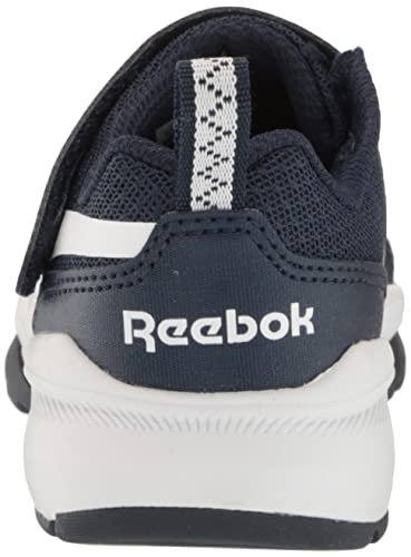 Reebok Unisex Child Equal Fit Adaptive Running Shoe, Vector Navy/White, 10.5 Little Kid Us #TOP2