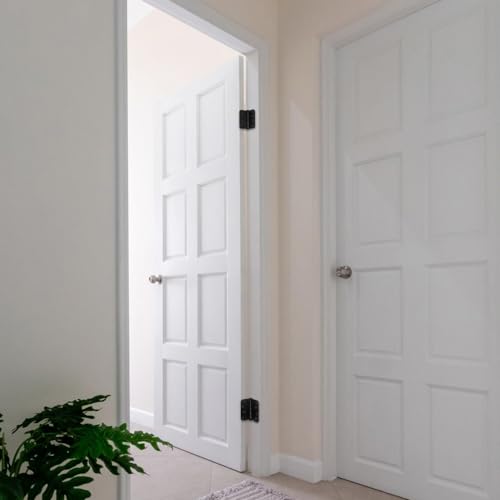 Eumtenr 4 INCH 1/2'' RADIUS CORNERS 304 Stainless Steel 4 Inch Door Hinges, Heavy Duty Ball Bearing Door Hinges 1/2'' Radius Corners For Exterior Interior Gate Swing Security Doors thumb #5