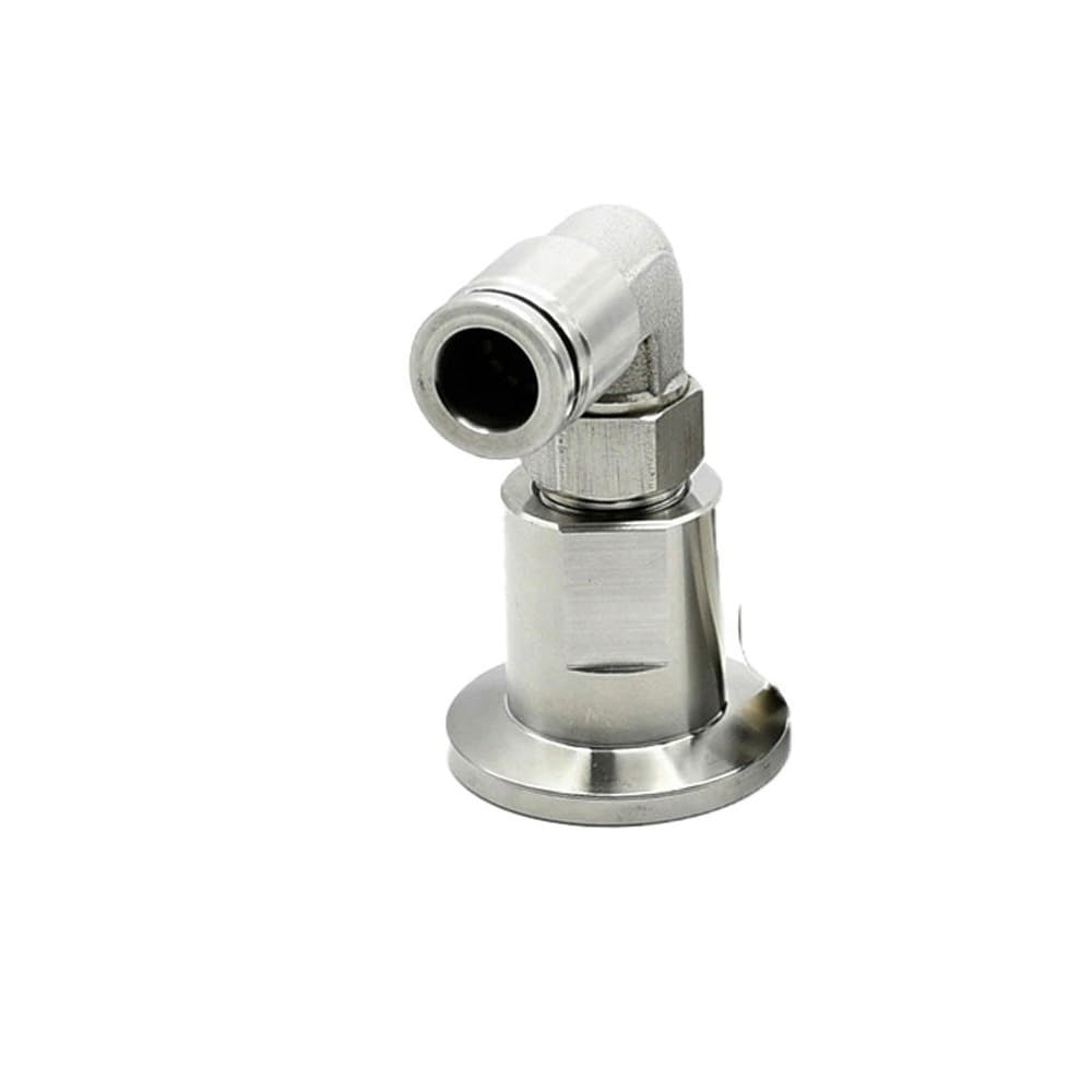 Adaptador De Brida De Vacío SS304, Conector Rápido Neumático KF25 A PC