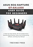  ASUS ROG RAPTURE GT-AX11000 USER GUIDE FOR BEGINNERS: A SEP BY STEP SETUP, WI-FI CONFIGURATION, GAMING OPTIMIZATION, QOS, PORT FORWARDING, AIMESH, AND SECURITY MANUAL