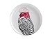 Maxwell & Williams Marini Ferlazzo Birds Plato Auxiliar Decorativo con Cacatúa Galah Australiana de Porcelana Fina, 20 cm – Blanco