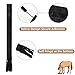 Dmnnlp Horse Tail Wrap Protector & 2 Bags with Fringe, Adjustable Non-Slip Tail Guard for Trailers, Stalls, Shows, Black