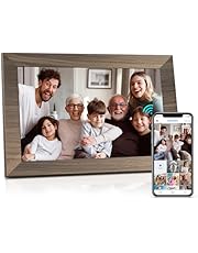 Canupdog 10.1 WiFi Digital Photo Frame, IPS Touch Screen Digital Frame with 16GB Storage, Wall Mountable, Auto-Rotate, Share Photos via App