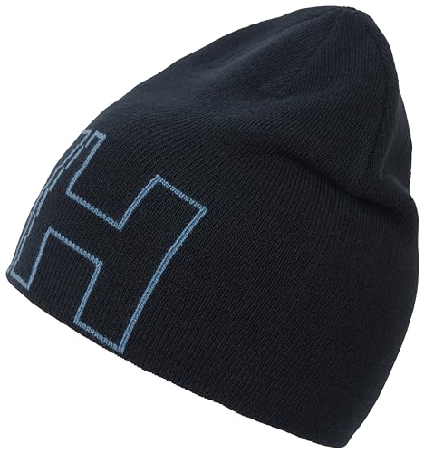 Helly Hansen Kids Outline Knitted Hh Iconic Logo Brand Beanie