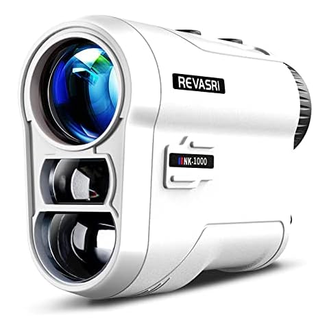 REVASRI Golf Rangefinder with Slope and Pin Lock Vibration, External Slope Switch for Golf Tournament Legal, Rangefinders with Rechargeable Battery 1000YDS Laser Range Finder Cover