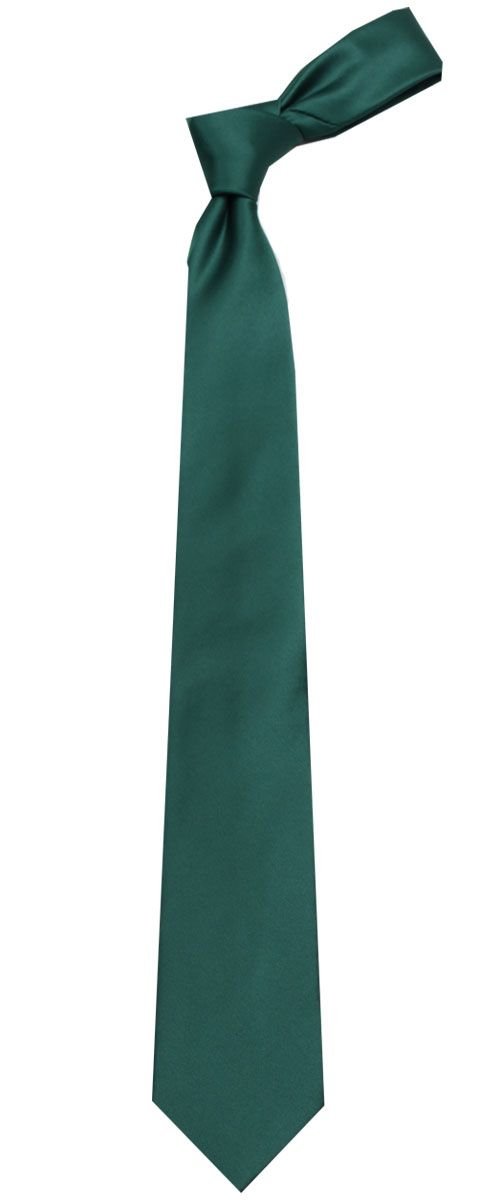 Buy Your TiesB-ADF-17 - Boys - Forest Green - Solid Necktie