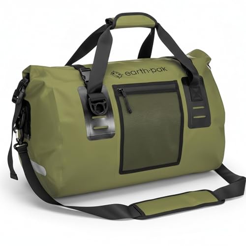 Earth Pak Waterproof Duffel Bag - Heavy Duty Motorcycle Dry ...