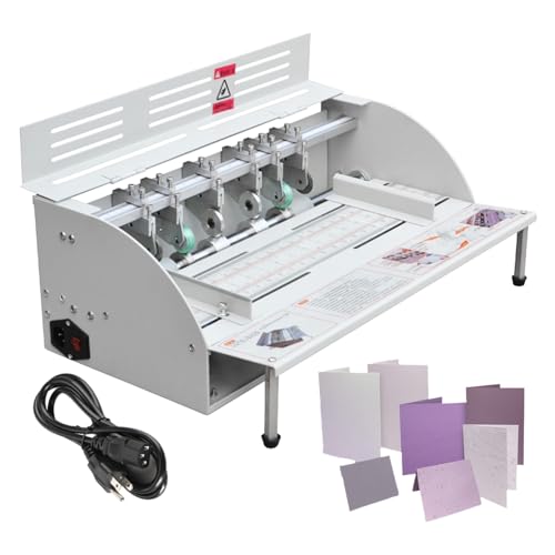 110V Electric Creasing Machine, 18 inch Paper Perforating Folding...