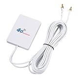 fosa 28dbi High Gain 4G/3G LTE Antenna, Long Range Network Ethernet Outdoor Signal Booster Amplifier Receiver for Mobile Router for Huawei E398/E3276/E392(CRC9 Male)