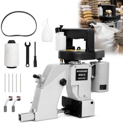 Bag Sewing Closing Machine, Heavy Duty Cordless Bag Closer, Máquina...