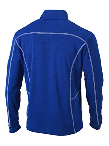 Columbia Univ of Kansas Golf Men's Lightweight Casual Golf Shotgun Pullover4