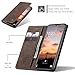 Cracedily for Samsung Galaxy A33 5G Case, Flip Wallet Leather Case with Card Holder Magnetic Closure Shockproof Kickstand Protective Phone Cases Cover for Samsung A33 5G,Coffee