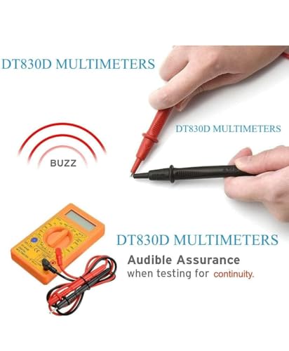Image of DT830D Digital Multimeter for Measuring Ac and Dc Voltage, Dc Current and Resistance With Lcd Display
