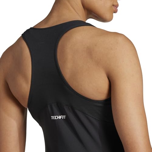 adidas Damen Techfit Racerback Training Tank Top Shirt, Black, S – Ansicht 5
