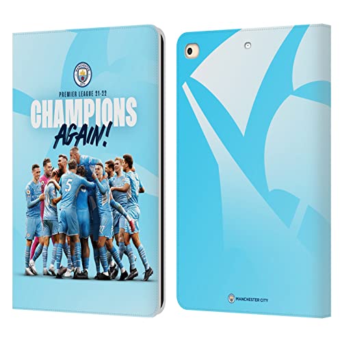 Étui portefeuille iPad 9.7 cuir Manchester City FC pour supporter chic