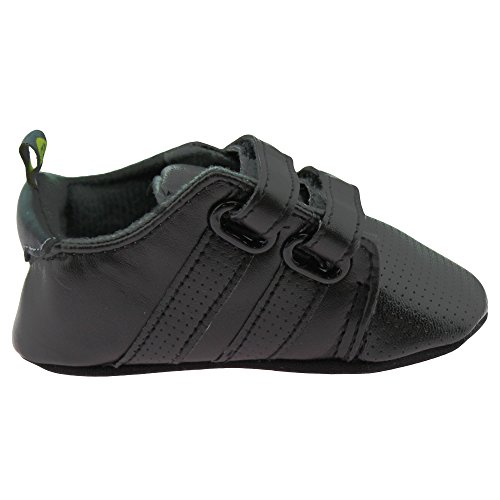 First Steps Baby Boys Athletic Fashion Sneakers Active Baby Shoes Black Size 33