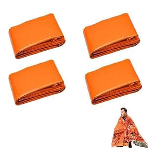 4 Piezas Sacos de Dormir de Emergen...