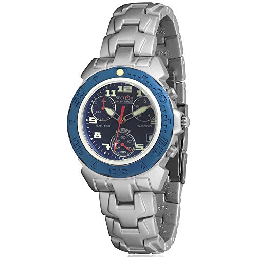 Sector 78041   Reloj Unisex Movimiento de Cuarzo con Brazalete metálico