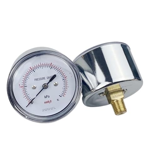 Manomètre à membrane axiale YE-60Z haute fiabilité 1/4PT -60KPA