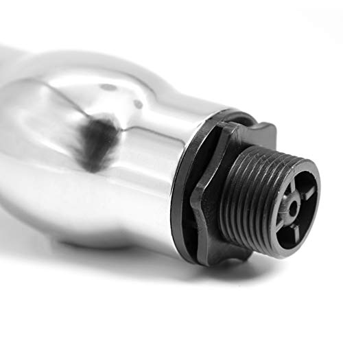 NAVADEAL Pack of 2 Display Frothy Foam Jet Fountain Nozzle - 1" DN25 Stainless Steel Water Spray Sprinkler - for Garden Pond, Amusement Park, Museum, Library - Thumbnail 7