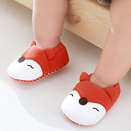 Animal Slippers for Kids Toddler Baby Boy Girl Socks Shoes Non-slip Cartoon First Walkers Prewalker Boys Slippers Power2