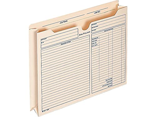 Adams 2 Inch Expanding Job Folder, , 9.5 x 11.75 Inches, Manila, 15 per Pack (9294E)