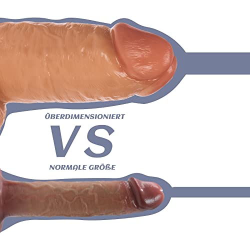 BDSMYEE 7 cm Durchmesser Dicker Analdildo, Analplug Prostatamassage und G-Punkt Stimulation, Penis-Nachbildung mit starker Saugnapf, Masturbations Sexspielzeuge für Paare, schwule Realistisch – Bild 3