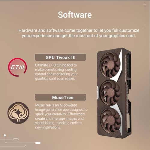 GeForce RTX 5080 16GB GDDR7 Noctua OC Edition (tre ventole Noctua NF-A12x25 G2 PWM da 120 mm, 16 GB DDR7, camera vapore ottimizzata, pad termico GPU a cambiamento di fase, tecnologia 0dB, doppio - Scheda video - Immagine 7