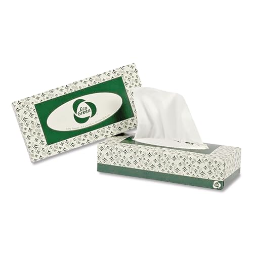 Eco Green Recycled Facial Tissue