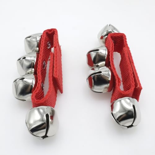 image for CashBeat Wrist Bells Set of 2, Adjustable Jingle Bells for Wrist/Ankle