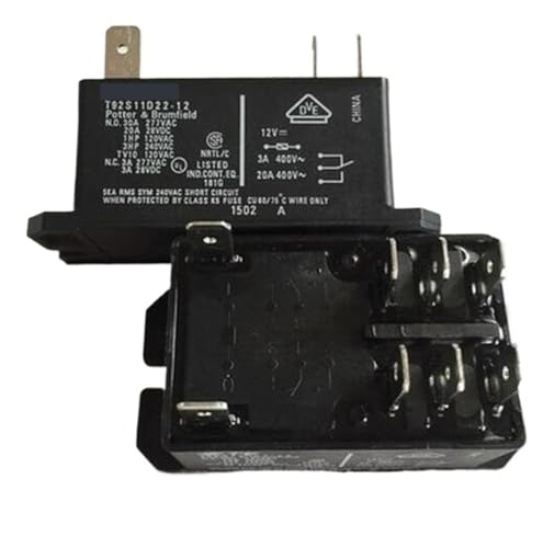 Relais 12V T92S11D2212 de rechange pour réparer un automatisme en panne
