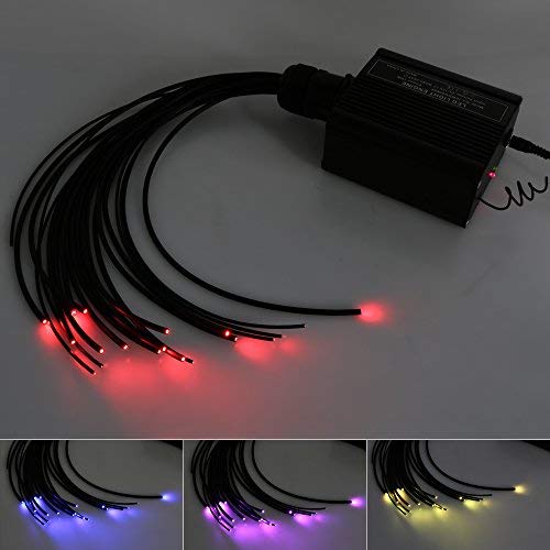 High-brightness PMMA Black Skin End Glow Fiber Optic Cable for Fibre optical Star Ceiling Led Light Kit-2700M* Inner dia. 0.75mm(0.03in)