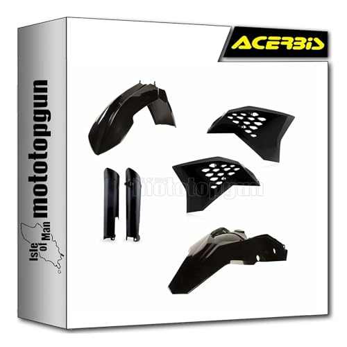 Cache carenage noir Acerbis 0014219.090 haute finition pour KTM EXC 250 Mototopgun