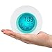 Jeteven Kids Alarm Clock Digital for Student Boys Girls 7 Colors Changing Light Bedside Children's Bedroom Indoor Temperature Touch Control Snoozing (Blue)