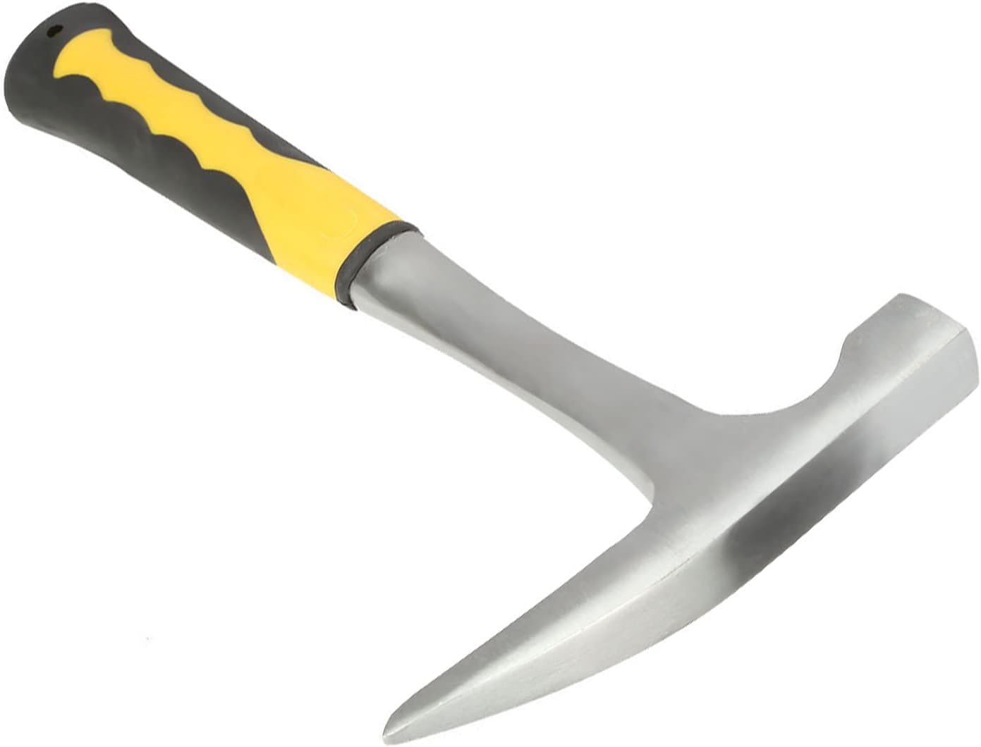Double Head Flat Mouth Geological Survey Brick Duckbill Hammer High Carbon Steel Durable Heat Treated Impact for Rock Testing Masonry Work 906g