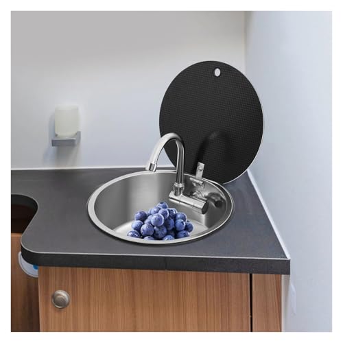 Évier de cuisine RV acier inoxydable 34cm : solution petit espace van - 7