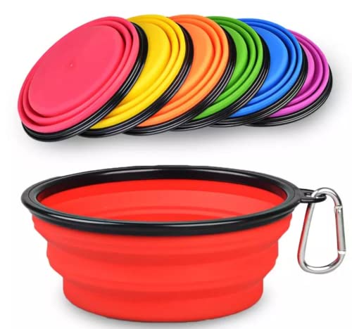 Pawly Pops Collapsible Dog Bowls For Travel, Foldable Expandable For Dog/Cat Food And Water Feeding (Purple) #TOP21