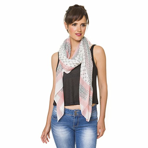 Scarf For Women Lightweight Geometric Fashion Spring Fall Winter Scarves Shawl Wraps (F010-15) #TOP1
