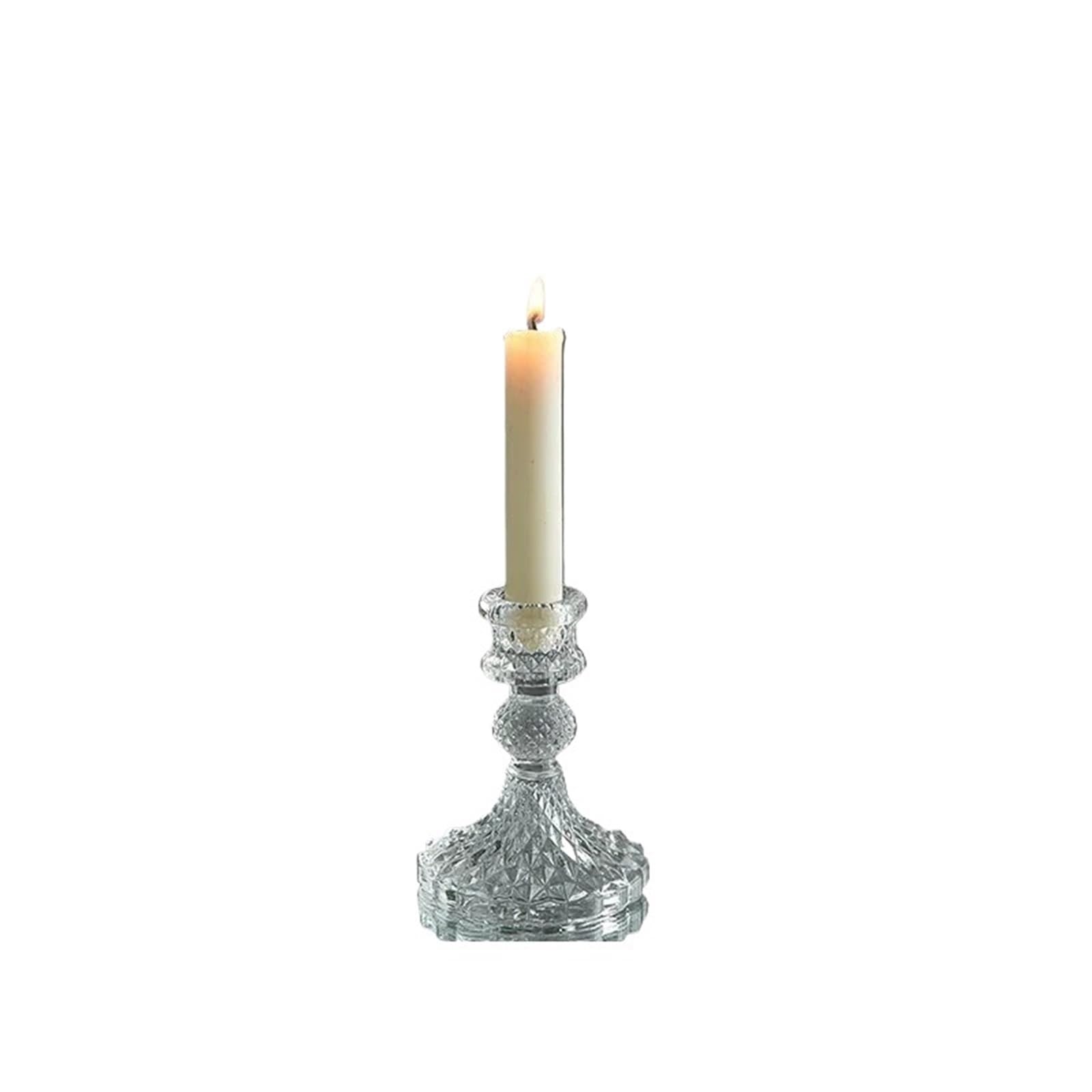 Candle Holders Candlestick Wedding Centerpiece Candle Holders Table Holder(Height10.5cm)