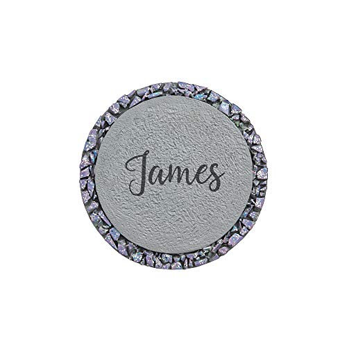 Let's Make Memories Personalized Floral Garden Stones - This is