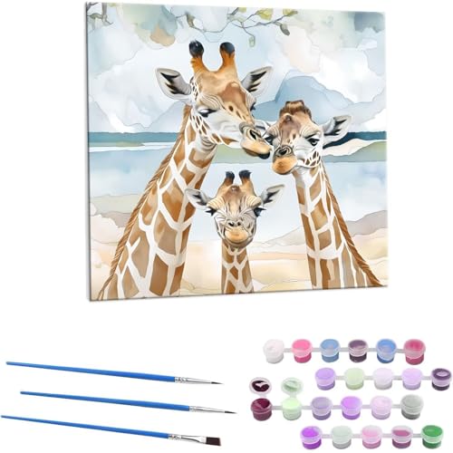 L G Paint by Numbers hG Lbg l ʂ肦 lphGLoXNtg  LoXA[g uVƃANG̋, ItBX CeA rO, ւ̃Mtg 60x60cm (t[