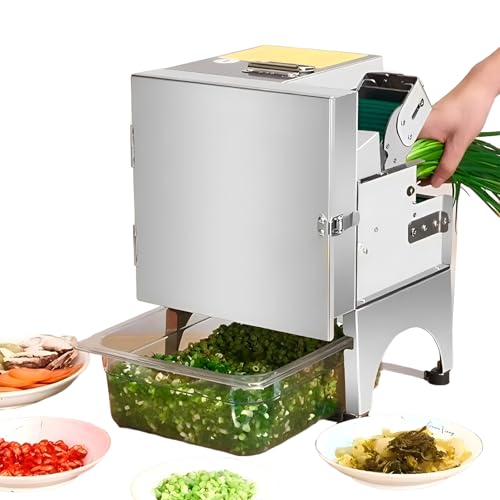 Cortadora eléctrica de verduras con grosor ajustable 1.5-35 mm