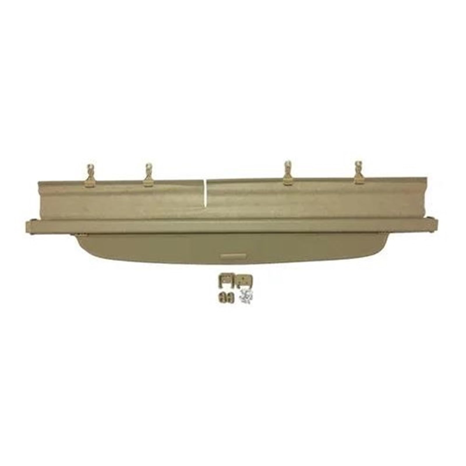 Cubiertas Carga Auto Cubierta Carga Maletero Coche Cortina Equipaje Trasero Partición Retráctil Accesorios Privacidad para Kia para Carens 2007-2012 Maletero Cubierta Carga(Beige)