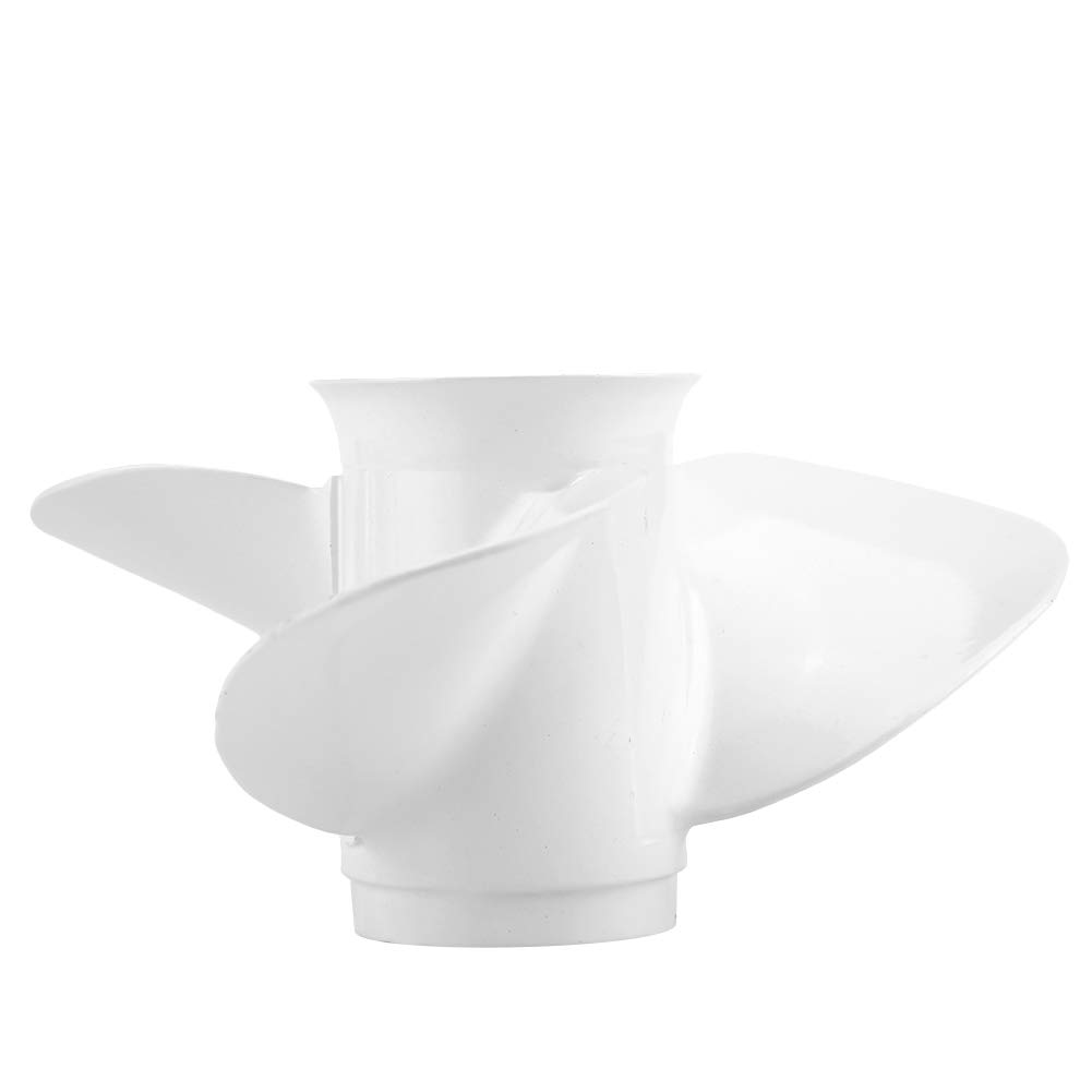 Propeller, Weiß, 3-Blatt-Aluminium-8-Spline-Propeller, Bootspropeller, Motormotor, RC-Boot, Schiff, Außenbordpropeller Für Mercury- Und MerCruiser-Motoren
