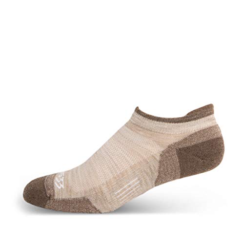 Image of USA Made - Micro Cushion No Show Tab Socks - Running Socks - Merino Wool - Mountain Heritage