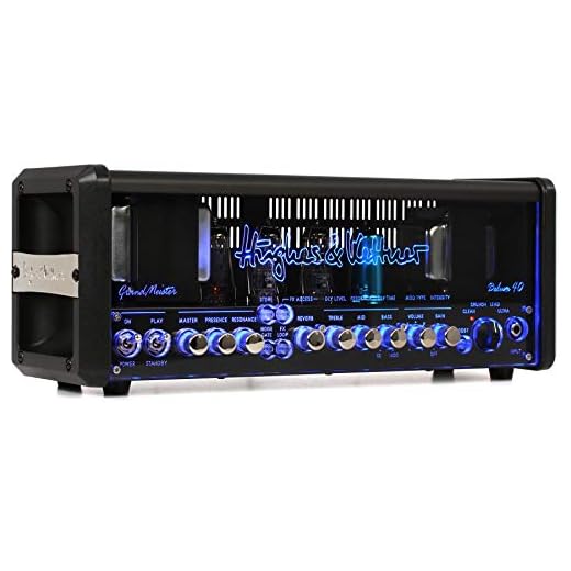 Hughes & Kettner GrandMeister Deluxe - Cabezal de tubo programable de 40-40/20/5/1 vatios